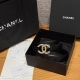 Chanel New Women's Belt Ddd. Features the classic metal double C logo, made of d