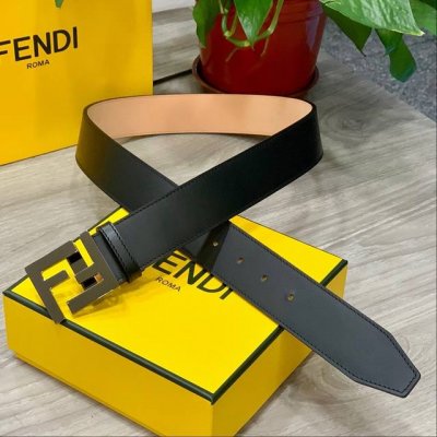 Fendi Fendi width 38mm men's fashion casual belt imported calfskin + top layer f