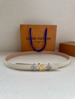 2.0 Wide Lv Trio Double-Sided Belt Combines Fine Cow Leather And Monogram Canvas
