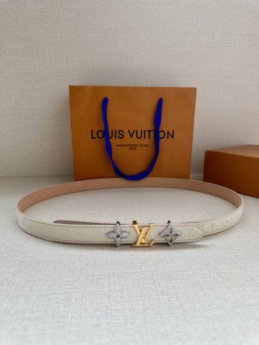 2.0 Wide Lv Trio Double-Sided Belt Combines Fine Cow Leather And Monogram Canvas