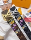 Belt: Louis Vuitton Top Replica - Belt: 100% imported original top-grain cowhide