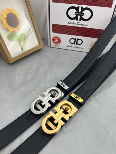 Product Name: Ferragamo Automatic Belt Material: Genuine Leather Belt Made From
