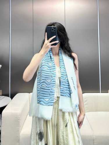 Dior's new long cashmere scarf! Pure luxury and fashion sense! So tasteful!! So
