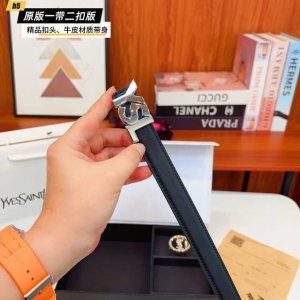 1 belt, 1 buckle, 1 belt, 2 buckles YSL women's double buckle version, 1 belt, 2