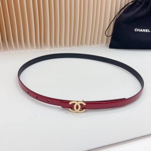 1.5Cm Chanel official website new model, double-sided top layer cowhide leather,