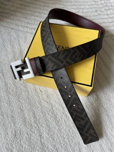 Fendi Men's Reversible Belt, 4.0cm Width, same style as in Fendi boutiques. The