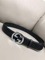 Gucci 4.0 Imported Calfskin Grain Embossed Double G Heat-Pressed Large Flower Cl
