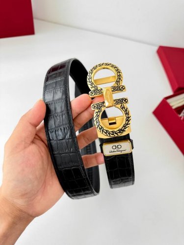 Product Name: Ferragamo Automatic Belt Model: Automatic buckle, pure steel auto