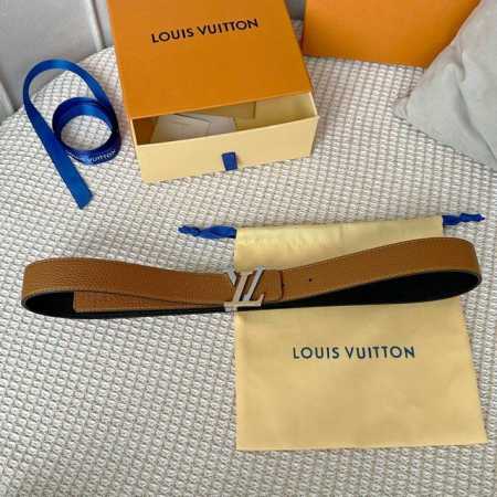 L0Uis Vuitt0N New Season Women's Original Belt, 30mm Width, Classic Double-Sided - Click Image to Close