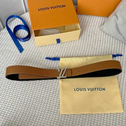 L0Uis Vuitt0N New Season Women's Original Belt, 30mm Width, Classic Double-Sided