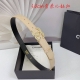 3.0Cm Chanel Belt, Double-Sided Top-Grain Leather, Length: 75.80.85.90.95.100 Cm