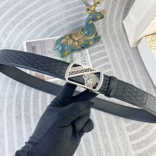 Versace Special Leather Belt Automatic Buckle Series, Original Factory-Made Prem
