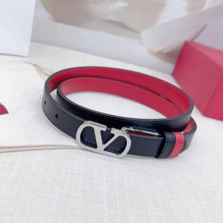 2.0cm Valentino belt, double-sided top layer cowhide, length: 75.80.85.90.95. .1 - Click Image to Close