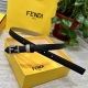 Fendl Fendi width 20mm, original imported calfskin, with original ruthenium pall