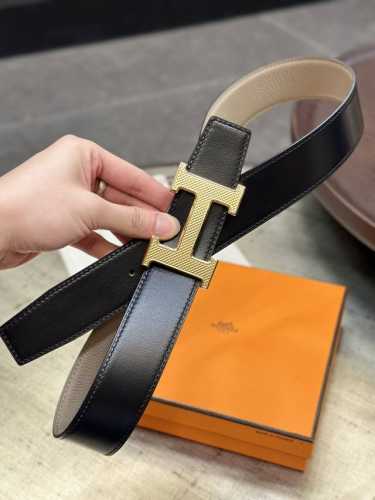 Hermes business casual boutique belt, inner-worn style, versatile popular acces