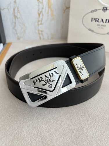 Product Name: Prada Original Belt Model: Buckle, Classic Pure Steel Buckle, Firs