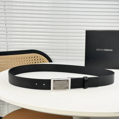 D&G Classic Buckle, New Style Belt With Copper Hardware Buckle, Original Nappa L