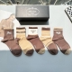 A box of five pairs of Prada's popular mid-calf socks, high-quality version