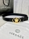 Width: 4.0 Cm Versace All-Over Pattern Belt With The Iconic Versace Medusa Head