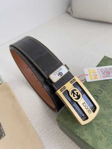 Product Name: Gucci.Gu...Cci original single belt Model: hanging buckle, pure s