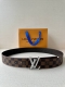 4.0 Wide Lv Initiales Studs Reversible Belt Seamlessly Blends The House Dna With