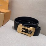Louis Vuitton, Exclusive LV Belt Automatic Buckle Series, Steel Hardware, Exquis