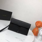 comes with a box. Original imported custom waxed cowhide flap clutch. Luxurious