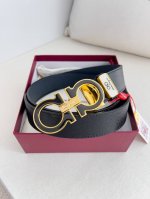 Product Name: Ferragamo Belt, Original Single Model: Hanging Buckle, Classic Pur