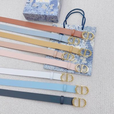 3.0Cm. New top-grain leather from Dior official website, length 75.80.85.90.95.1