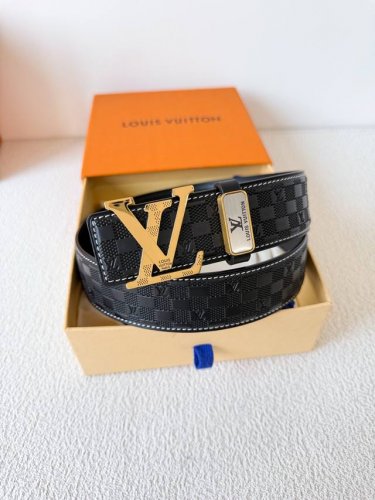 Product Name Lv..Louis..Vuitton Belt Original Model Buckle Classic Pure Steel Ma