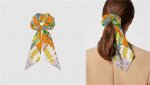 Hermes "Tree Song" hair band, headband dual-purpose Twilly small scarf Twilly s
