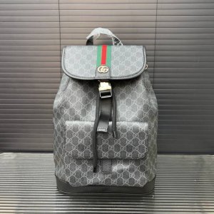 Gucci printed Double G backpack, unisex, photo taken with original material, com