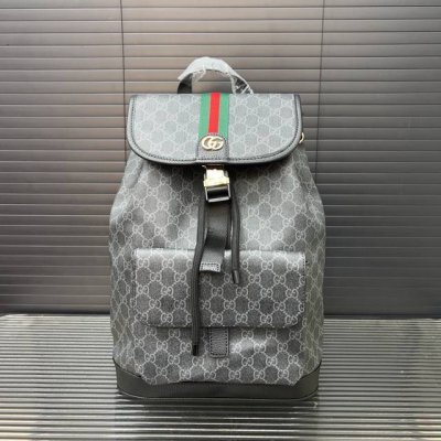 Gucci printed Double G backpack, unisex, photo taken with original material, com
