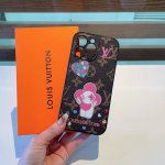 lv Fine Hole Full Cover Mobile Phone Case Sunflower Lv Full Surround Edge Lea