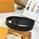 Original Packaging 1.0 L0Uis Vuitton Men's Original Single Belt, 35mm Width. The