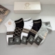 Comes with packaging, one box contains five pairs of Versace socks for men and