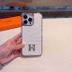 Hot sale Hermes-Hermes crocodile pattern H mobile phone case full cover edge she