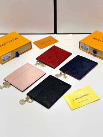 Color: Black, Pink, Blue Size: 10X5 Pure leather card holder Super personal use - Click Image to Close