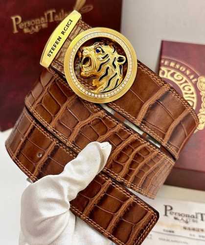 Belt: Stefen Rcici. Stefen Rcici Diamond-Studded Belt: Top-Tier Original Replic