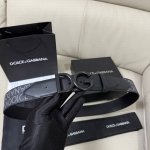 Dg, width 4.0Cm Dolce&Gabbana's new calfskin belt is full of capable attitude. T