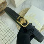 Versace Special Leather Belt Series, Original Hardware Boutique Stainless Steel