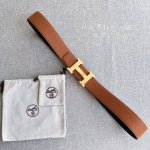 Hermes men's belt with full packaging and gift box. A popular item sold in bouti