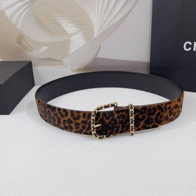 5.0Cm Chanel Belt, Double-Sided Top-Grain Cowhide Leather, Length: 75.80.85.90.9