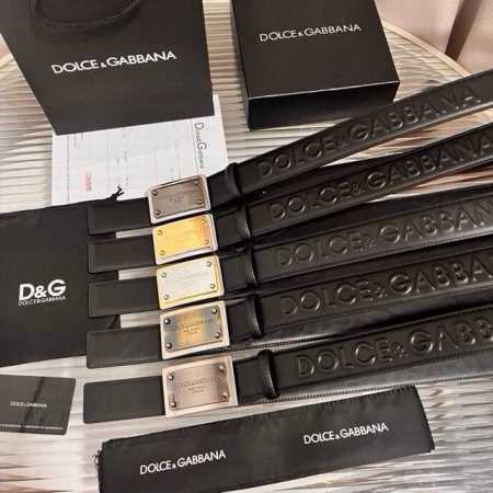 Dolce&Gabbana's new embossed calfskin belt, full of capable attitude and ingenui - Click Image to Close