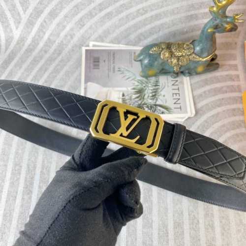 Lv Special Leather Belt Automatic Belt Series, Original Hardware Fine Stainless