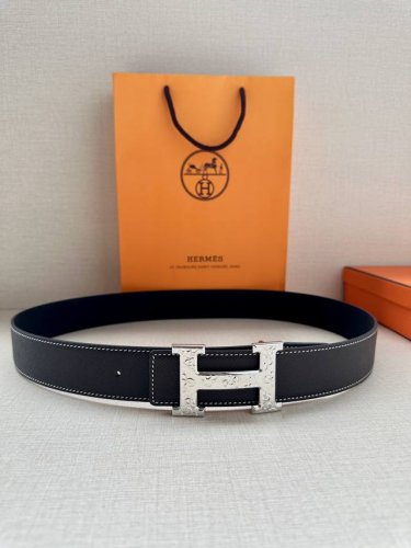 Width:3.8 Hermes - Italian Imported First Layer Palm Print Can Be Matched With V