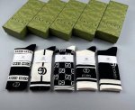 Gucci's newest long socks, five pairs per box featuring the classic double G log