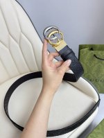 Gucci, Original Factory Precision Electroplated Buckle, Italian Original Leather