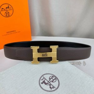 Hermes Men's Belt (Ddd) - Full packaging, suitable for business casual and forma