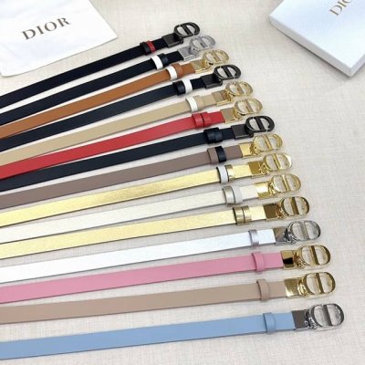 Dior belt, double-sided top layer cowhide, length: 75.80.85.90.95.100. Euro, co